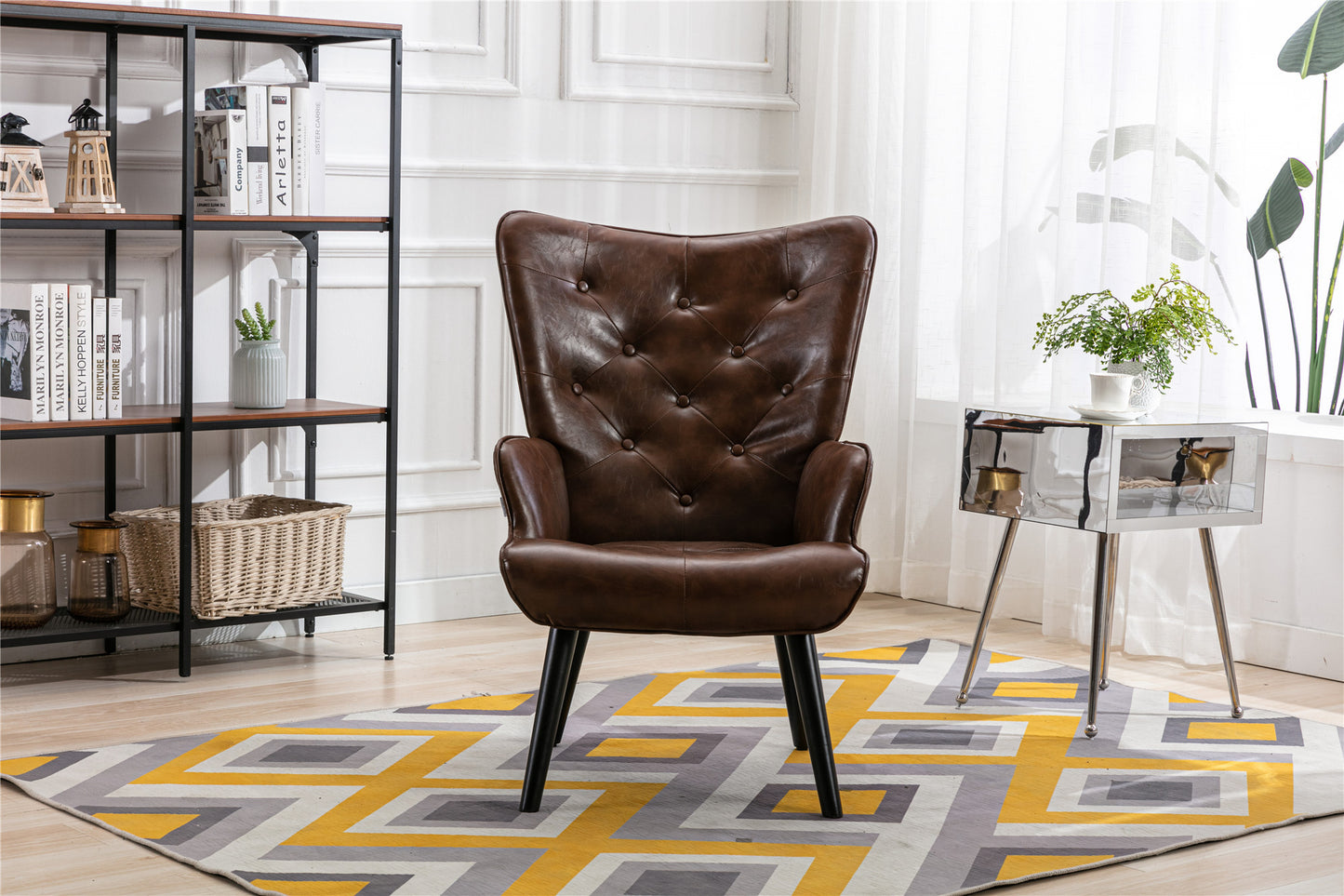 The Harrison: Leisure Accent Chair (Brown)