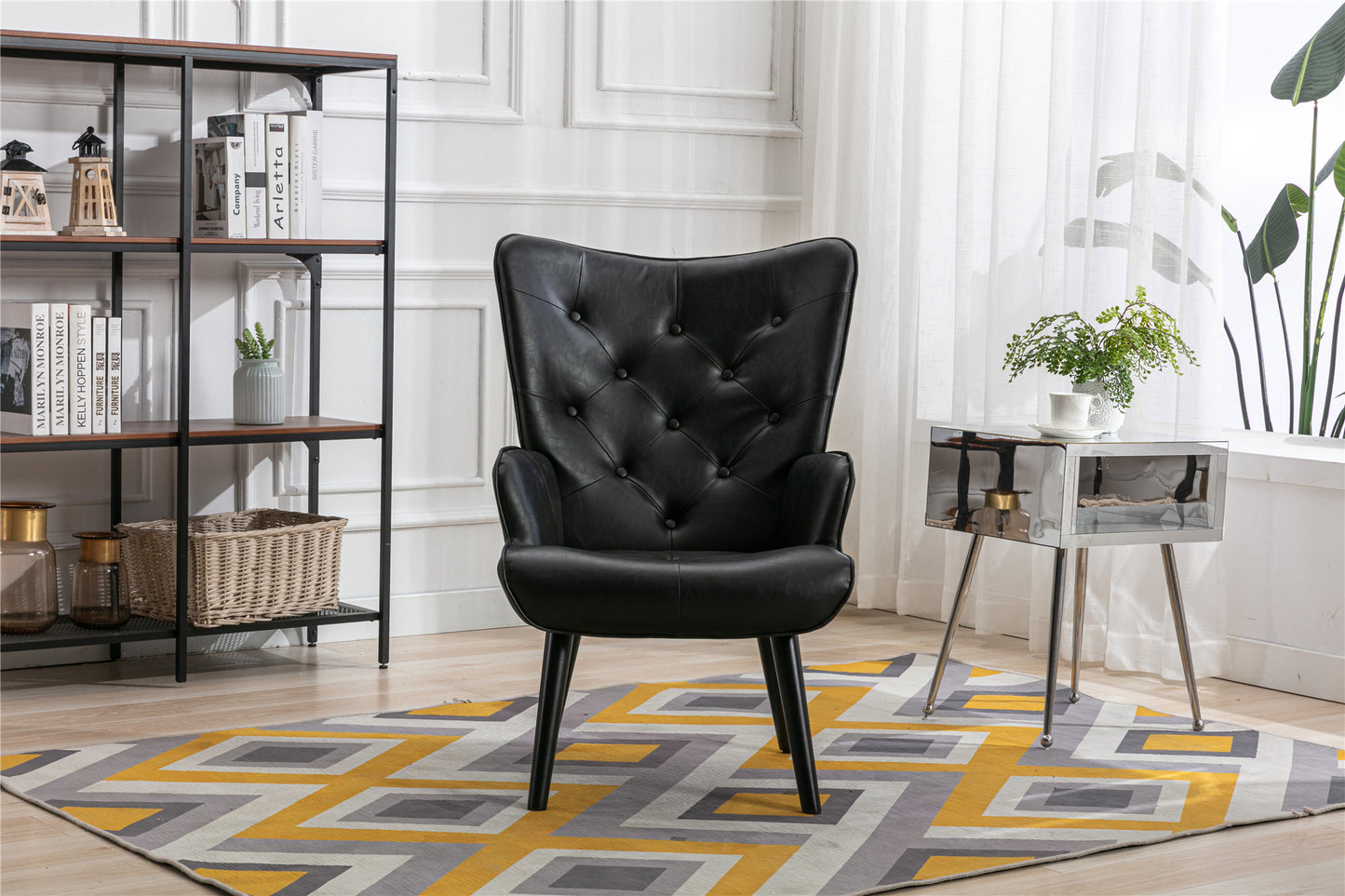 The Harrison: Leisure Accent Chair (Black)